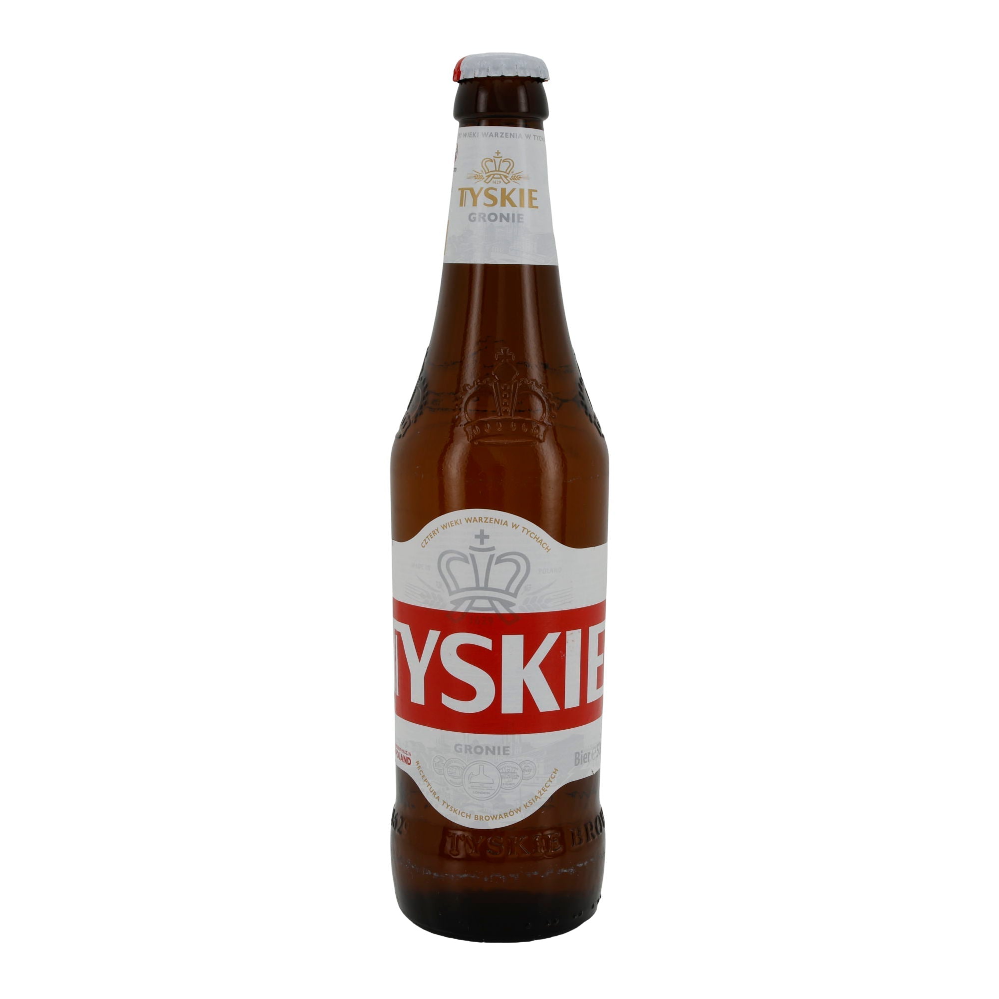 Lagerbier Tyskie Gronie | Getränk | Polnisches Bier | 500 ml Flasche Tyskie Gronie